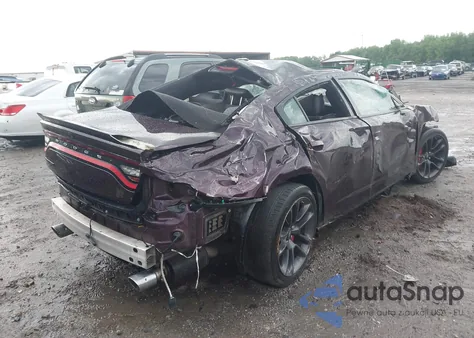 2021 Dodge Charger Scat Pack Rwd из США, поврежденный, VIN 2C3CDXGJ8MH578006